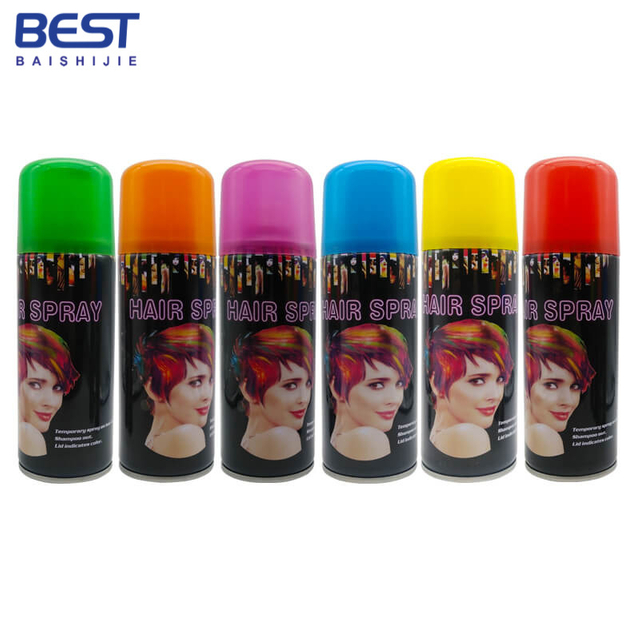 رذاذ الشعر الملون